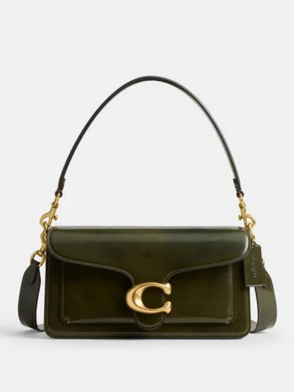 Coach Olive Tabby 26 In Spazzolato Leather